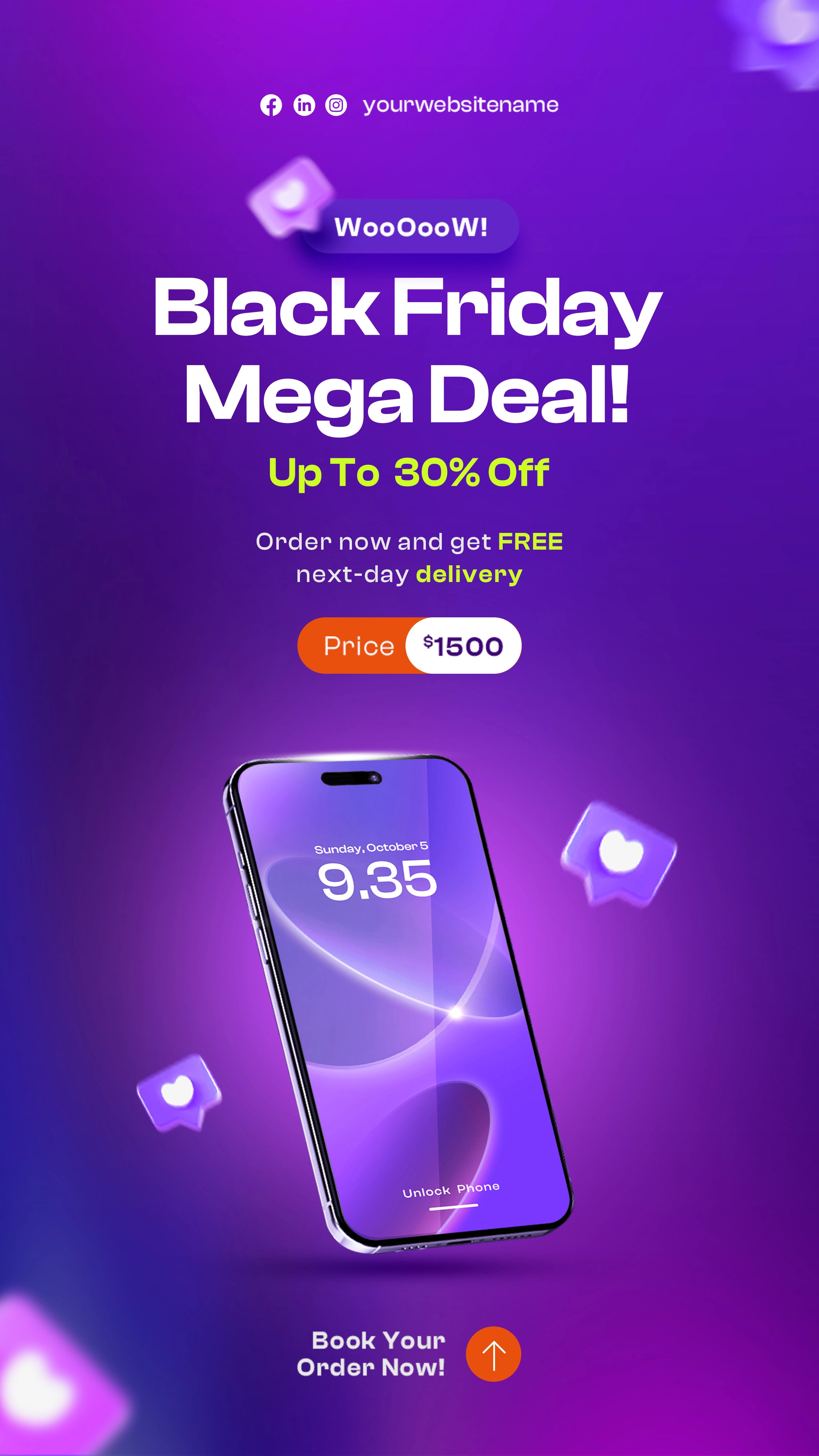 Welcome offer for registration