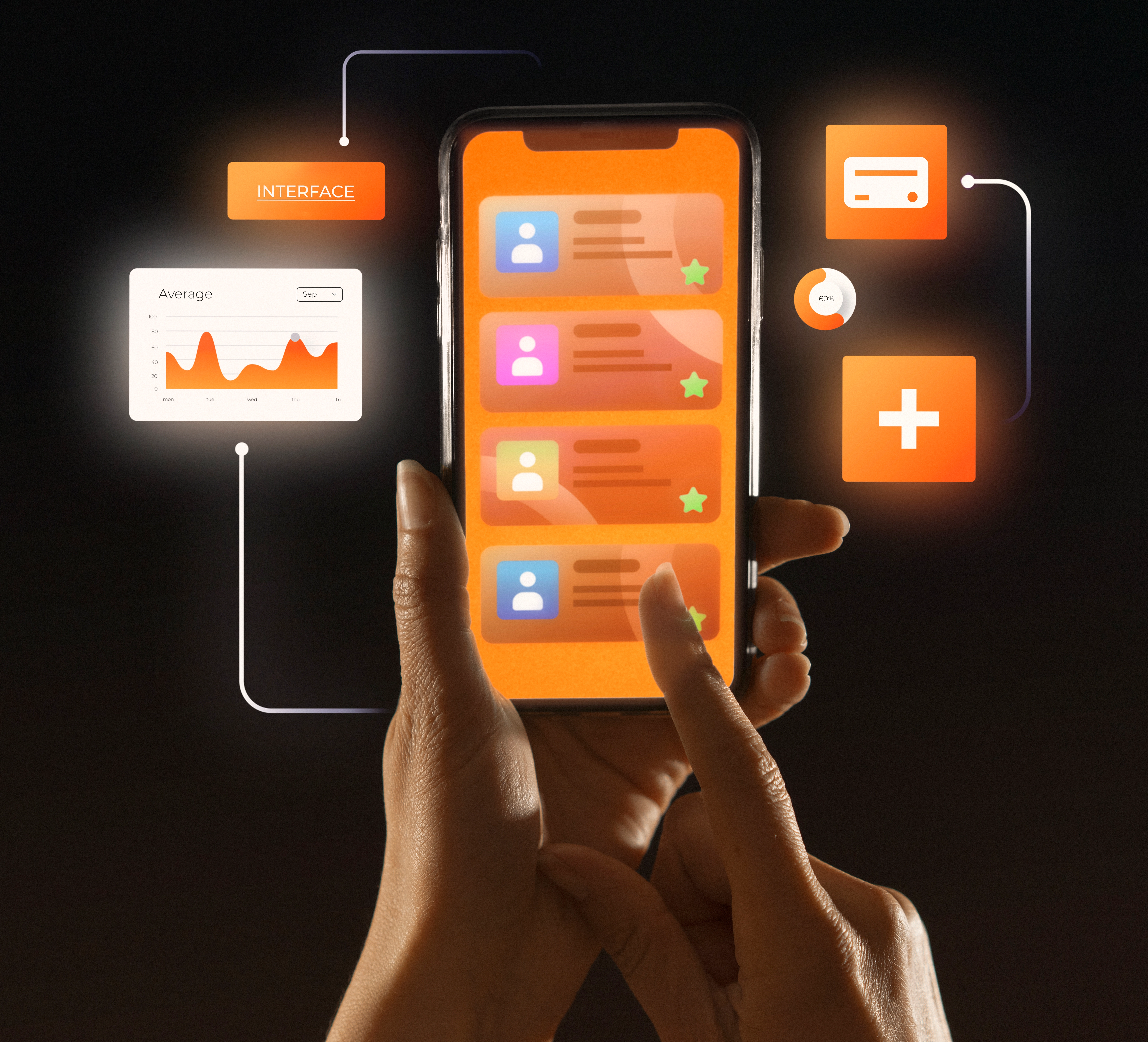 Ali Debo app on a phone